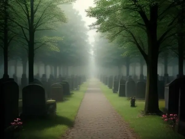 Friedhof Falkensee Friedhof im Havelland mit alten Bäumen