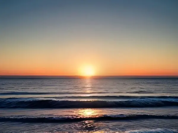 Seebestattung Ostsee Ostsee bei Sonnenaufgang